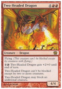 MTG双頭のドラゴン/Two headed dragon MMQ FOIL英語版 Two-Headed Dragon / Dragón de dos cabezas - Eighth Edition - Magic