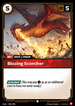 Blazing Scorcher - Origins
