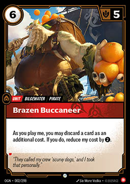 Brazen Buccaneer - Origins