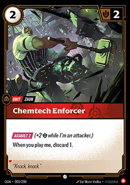 Chemtech Enforcer - Origins