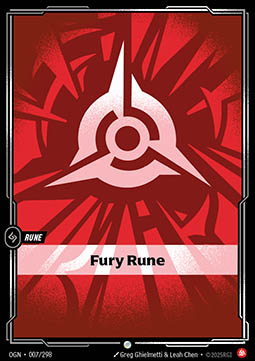 Fury Rune (V.1 - Common) - Origins