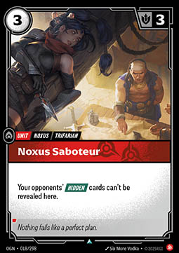 Noxus Saboteur - Origins