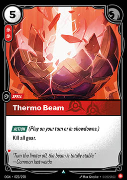 Thermo Beam - Origins