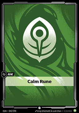 Calm Rune (V.1 - Common) - Origins