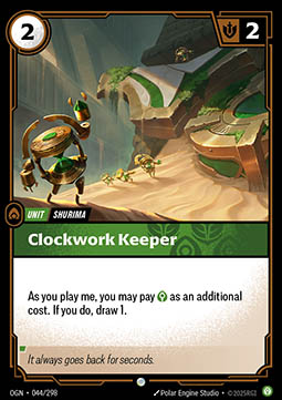 Clockwork Keeper - Origins
