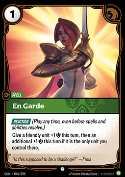 En Garde - Origins