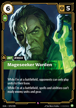 Mageseeker Warden - Origins