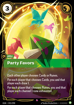 Party Favors - Origins