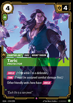 Taric, Protector - Origins