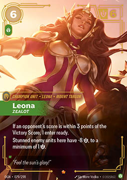 Leona, Zealot (V.1 - Epic) - Origins