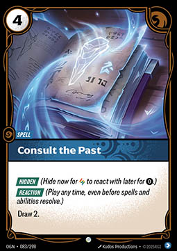 Consult the Past - Origins