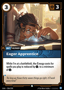 Eager Apprentice - Origins