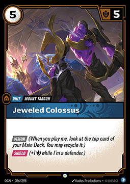 Jeweled Colossus - Origins