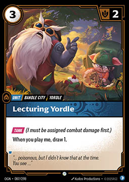 Lecturing Yordle - Origins