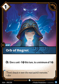 Orb of Regret - Origins