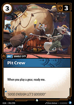 Pit Crew - Origins