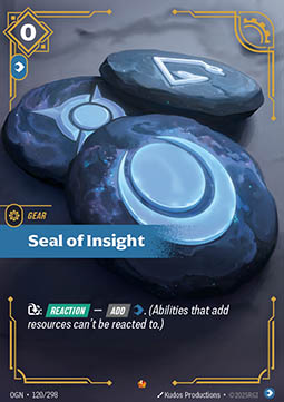 Seal of Insight - Origins