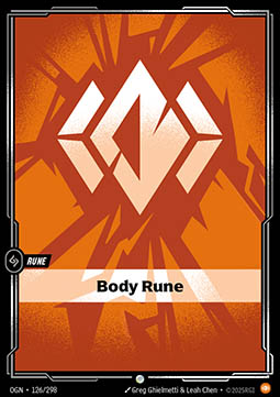 Body Rune (V.1 - Common) - Origins
