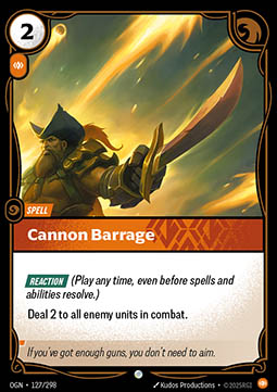 Cannon Barrage - Origins