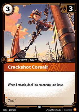 Crackshot Corsair - Origins