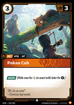 Pakaa Cub - Origins