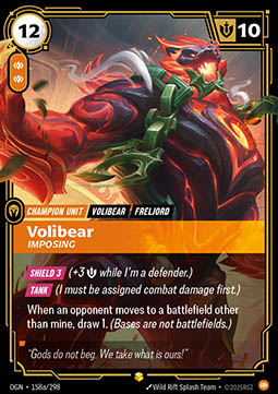 Volibear, Imposing (V.2 - Showcase) - Origins