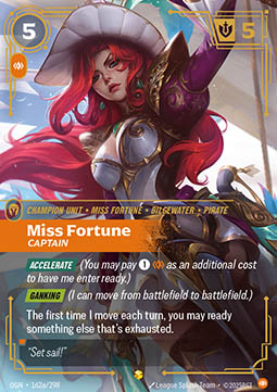 Miss Fortune, Captain (V.2 - Showcase) - Origins