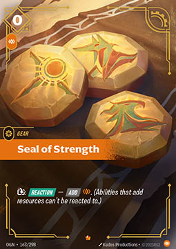 Seal of Strength - Origins