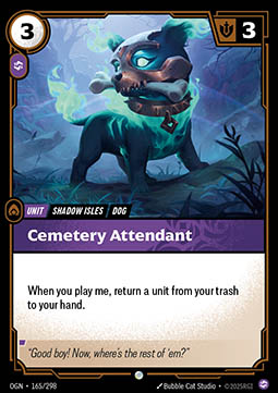 Cemetery Attendant - Origins