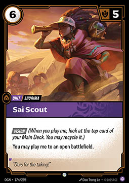 Sai Scout - Origins