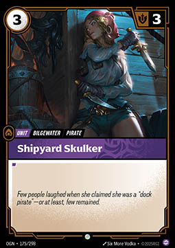 Shipyard Skulker - Origins