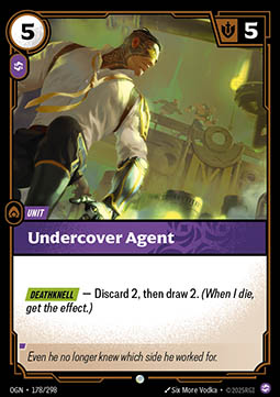 Undercover Agent - Origins