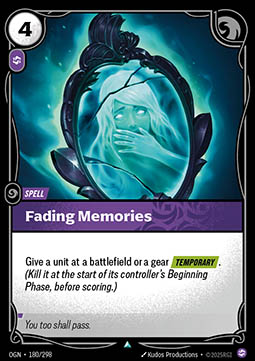 Fading Memories - Origins