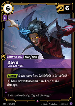 Kayn, Unleashed - Origins