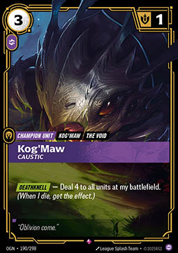 Kog'Maw, Caustic - Origins