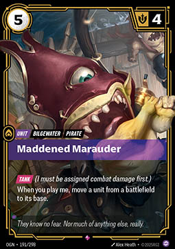 Maddened Marauder - Origins