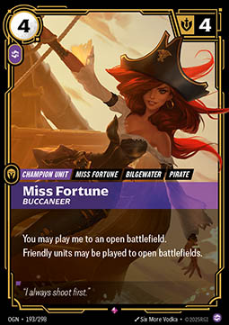 Miss Fortune, Buccaneer (V.1 - Rare) - Origins