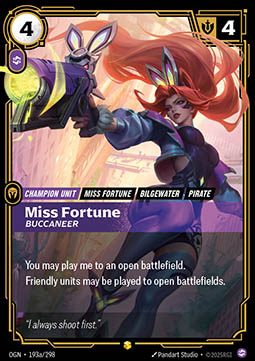 Miss Fortune, Buccaneer (V.2 - Showcase) - Origins