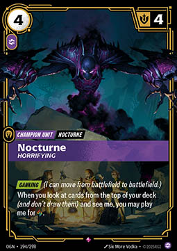 Nocturne, Horrifying - Origins