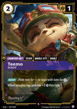 Teemo, Scout (V.1 - Rare) - Origins