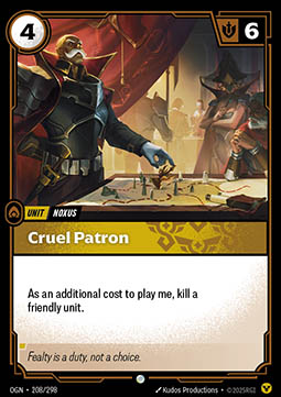 Cruel Patron - Origins