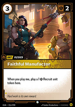 Faithful Manufactor - Origins