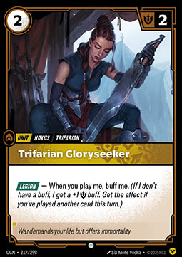 Trifarian Gloryseeker - Origins