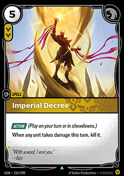 Imperial Decree - Origins