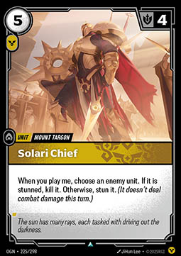 Solari Chief - Origins