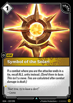 Symbol of the Solari - Origins