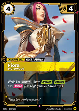 Fiora, Victorious - Origins