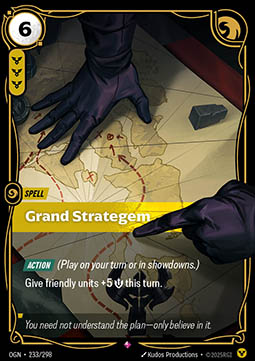 Grand Strategem - Origins