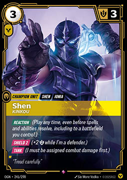 Shen, Kinkou - Origins