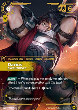 Darius, Executioner (V.1 - Epic) - Origins